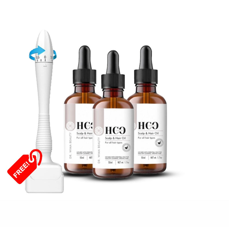HAIR COMPLEX OIL (3 PACK) + FREE DERMA STAMP *limited offer