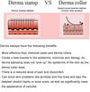 PRE-ORDER Adjustable Microneedling Derma Stamp - Professional Microneedle Pen for Hair, Beard Growth - Amazing Derma Skin Pen for Face - 140 Titanium Pins - Best Derma Roller Alternative
